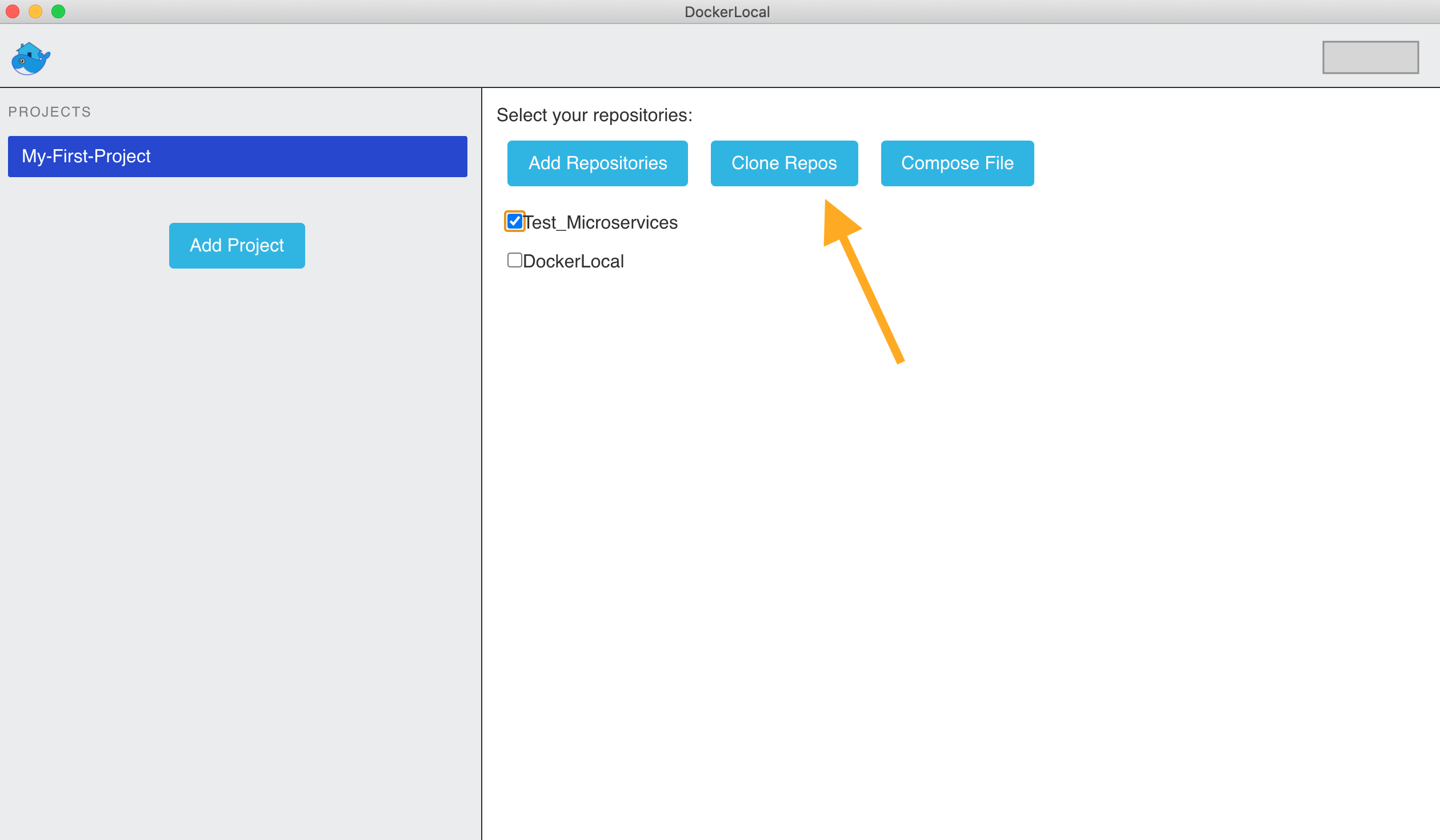 DockerLocal Demo- Dashboard